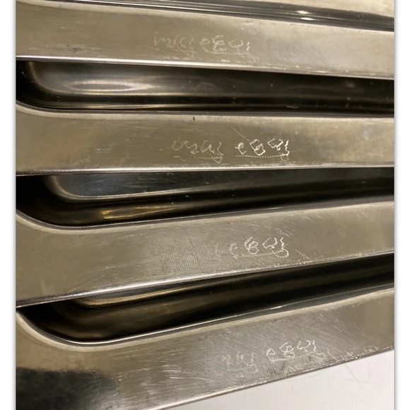 Ruby Indian Stainless Steel Thali Platter Multiple 5 Compartments Set Of 4 Tray - Picture 9 of 13